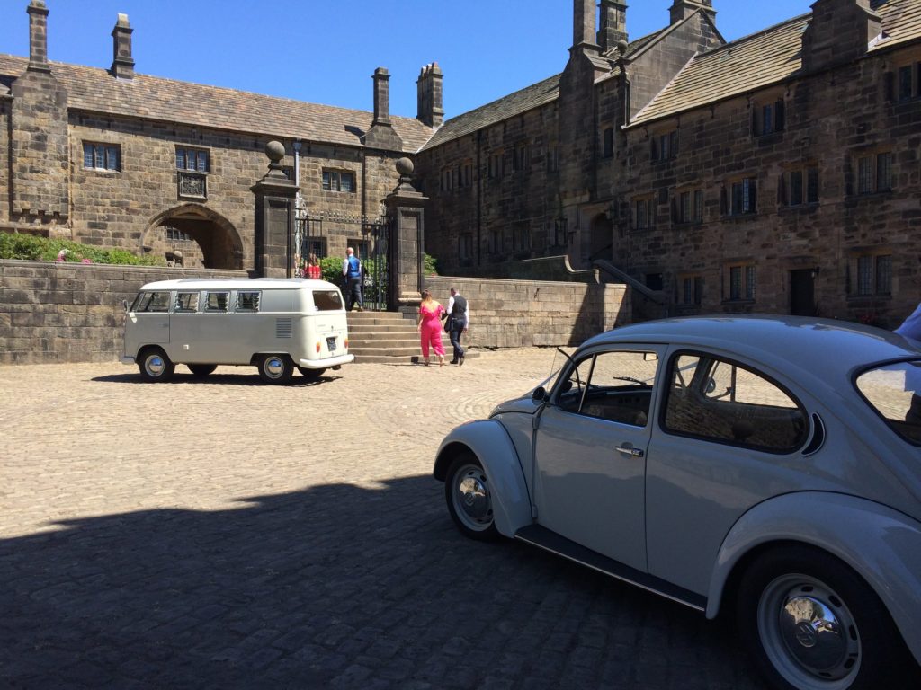 VW wedding, split screen, Preston, Lancashire